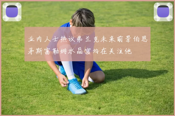 业内人士热议弗兰克未来前景伯恩茅斯富勒姆水晶宫均在关注他
